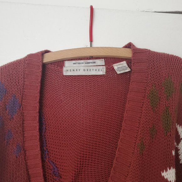 *Vintage* Henry Grethel Chunky Cardigan - Picture 3 of 4